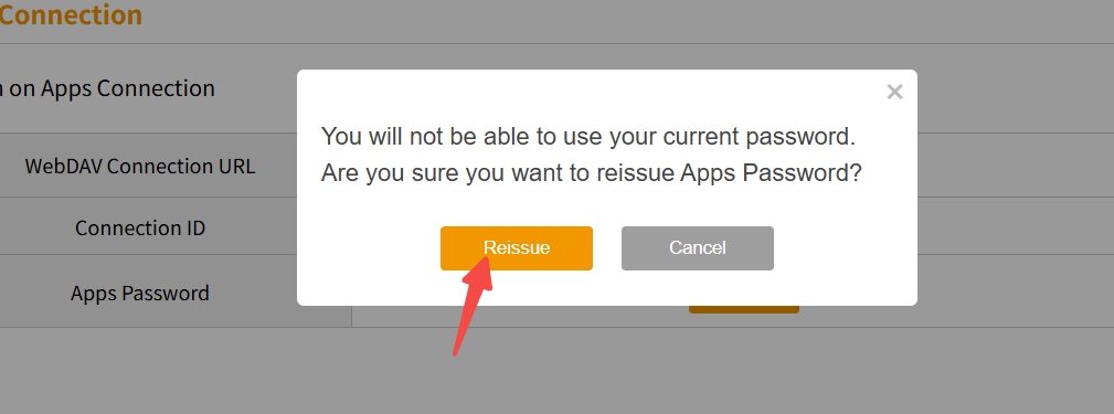 Generate app password2